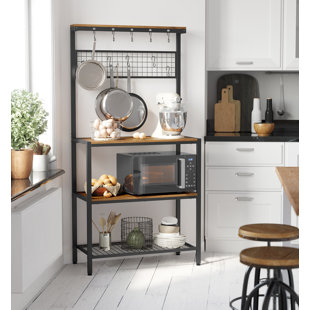 Wall mounted bakers discount rack